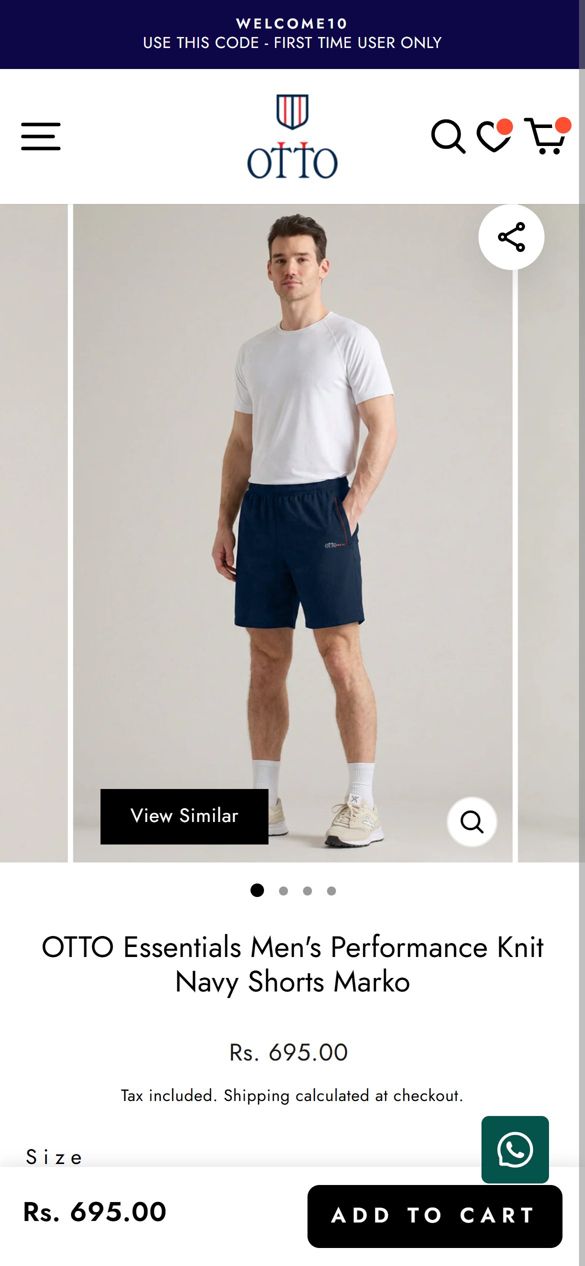 Otto Clothing — Mobile